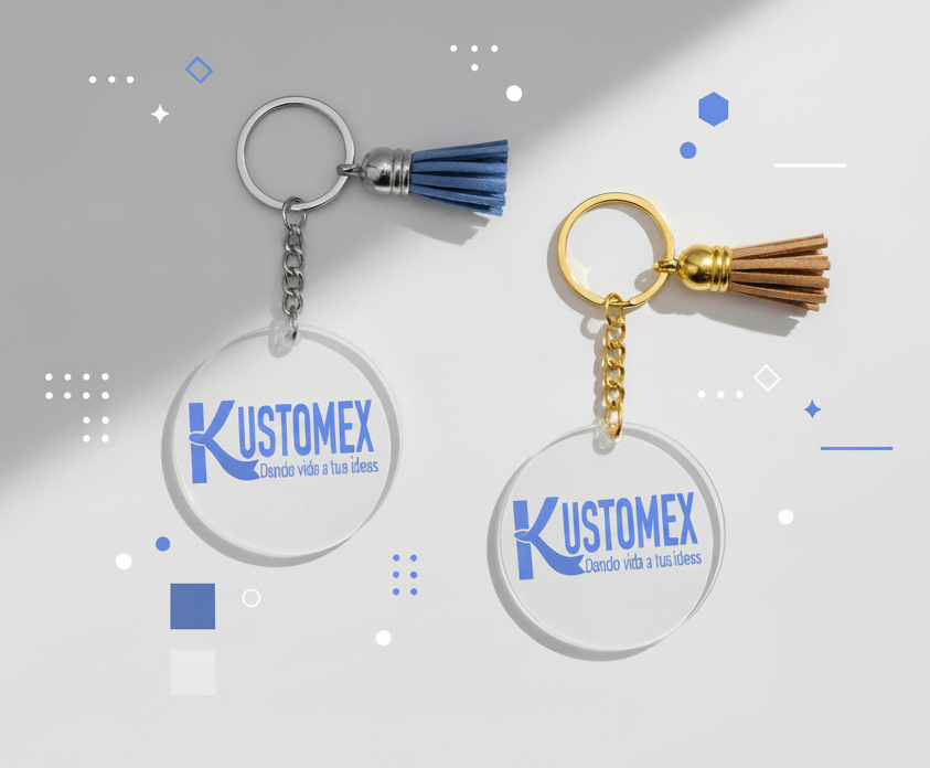 Llavero de Acrílico personalizado